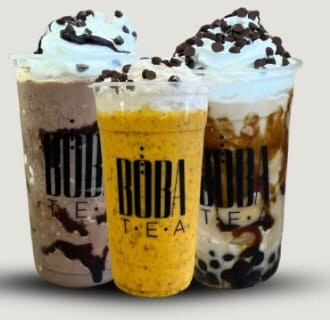 Fotografía real de referencia de Boba Tea para la categoría frapps